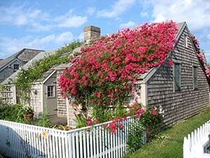 This historic Main Street, 'Sconset cottage is one of many featured on the popular NPT 'Sconset Tour.