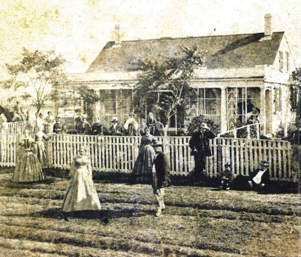 Gathering at 20 Main Street, circa 1870s