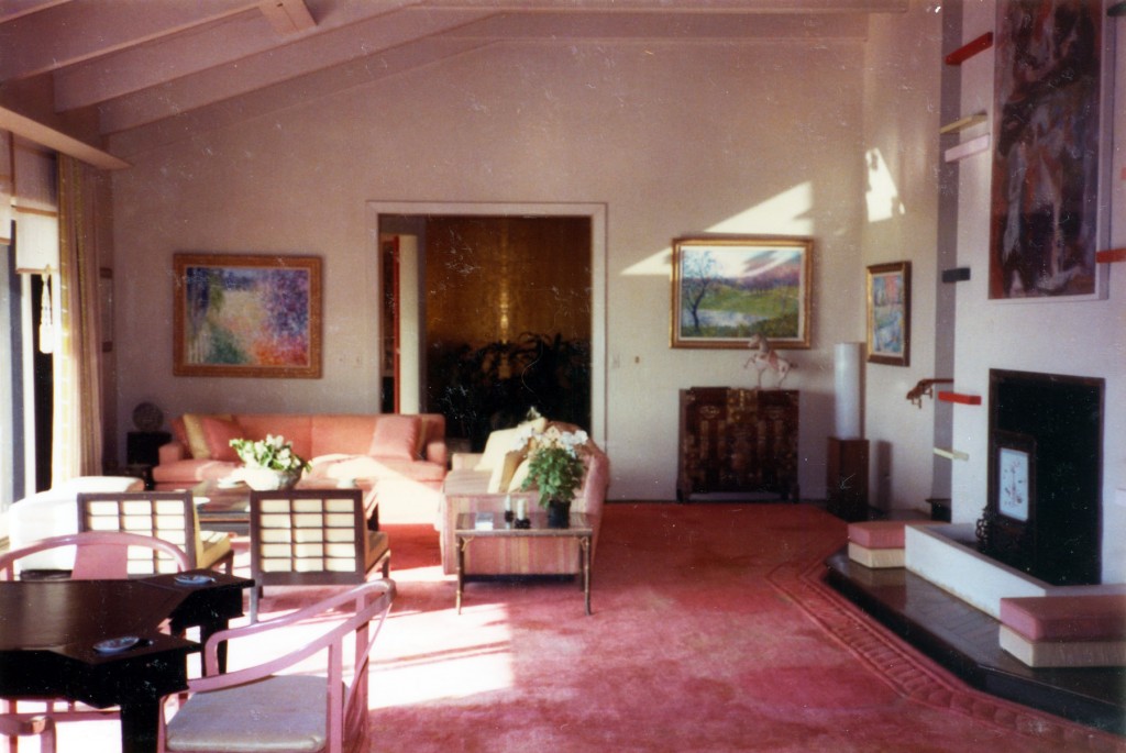 Interior of "The Pink House" (photo courtesy of the NHA)